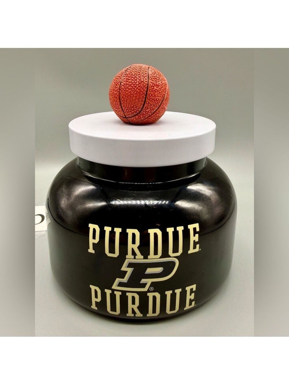 Rare Purdue University Candle – 16oz Pumpkin Spice, Wood Wick Basketball Lid